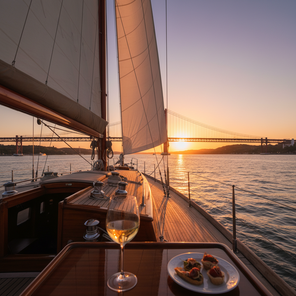 Sunset Sailing on the Tagus River: A Lisbon Must-Do